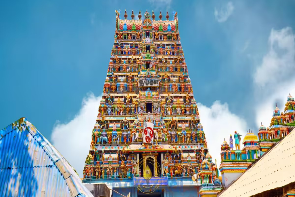 Sikkal Singaravelan temple dedicated to Lord Murugan
